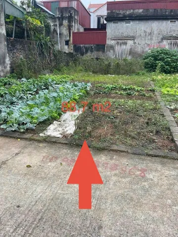 Bán đất 88,7m² full thổ cư ngang 6,38m giá 3.37 tỷ tại Xã Phượng Dực