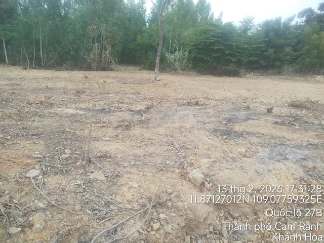 Bán đất 12400m² ngang 76m giá 5 tỷ tại Đường Quốc Lộ 27B Xã Nam Cam Ranh