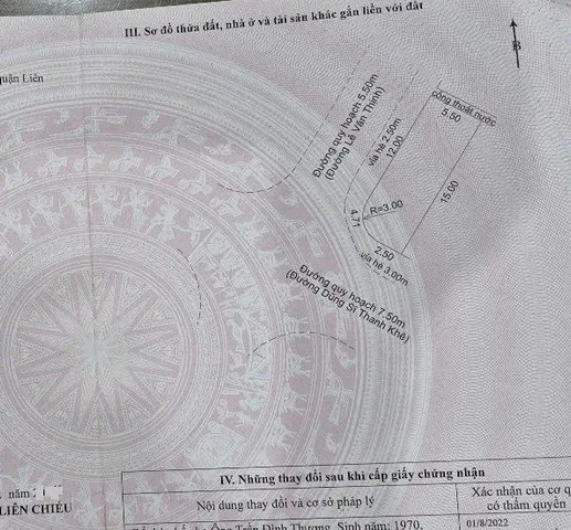Bán đất LÔ GÓC 2 mặt tiền Dũng Sĩ Thanh Khê & Lê Văn Thịnh