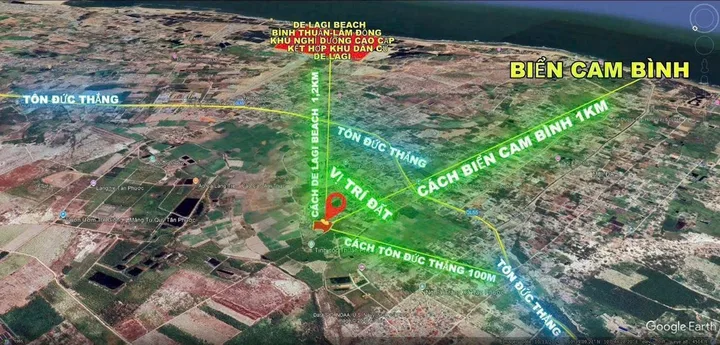 Đất vườn ven biển…( khu vực biển cam bình) xã tân phước.lagi lâm đồng….