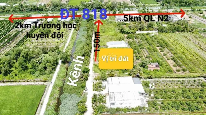 Bán đất xây nhà vườn, Homestay, Xưởng -1000m2 Thổ cư - SHCC - Đường xe hơi vào - Giá tốt