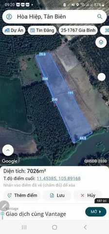 Bán đất 8000m² ngang 80m giá 890 triệu tại Xã Phước Vinh