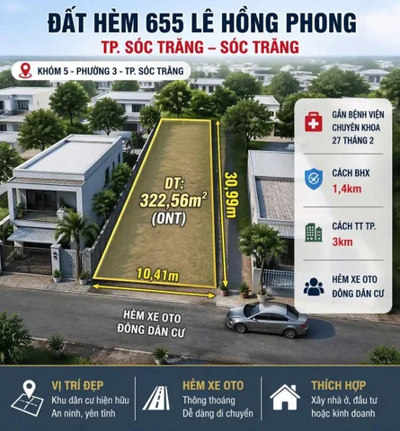 Bán đất hẻm