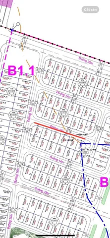 Bán biệt thự B1.1 Kđt Thanh Hà, nhà xây thô gồm 3 tầng nổi và 1 tầng hầm