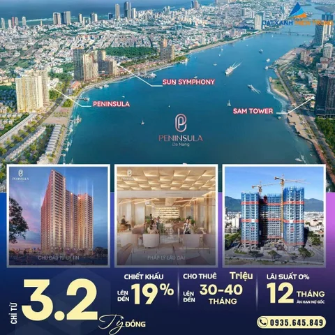 HOT! QUỸ CĂN HỘ PENINSULA ĐÀ NẴNG – Chỉ Từ 4 TỶ  CHIẾT KHẤU ĐẾN 18%