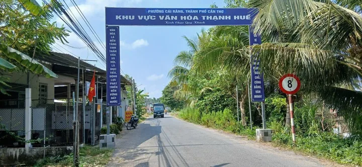 Bán nền ngang 6m dài 24m tổng diện tích 141,6m² full thổ cư giá 1.89 tỷ tại Khu vực Thạnh Huề, Phường Cái Răng, Thành phố Cần Thơ.