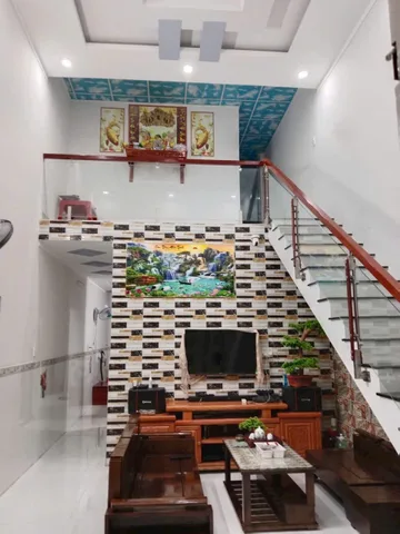 BÁN NHÀ GẦN CHỢ HÓA AN , Gác Lửng , Đường Ô Tô, Không Quy Hoạch