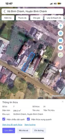 CHÍNH CHỦ CẦN BÁN ĐÁT THỔ CƯ , BÌNH CHÁNH ,TPHCM