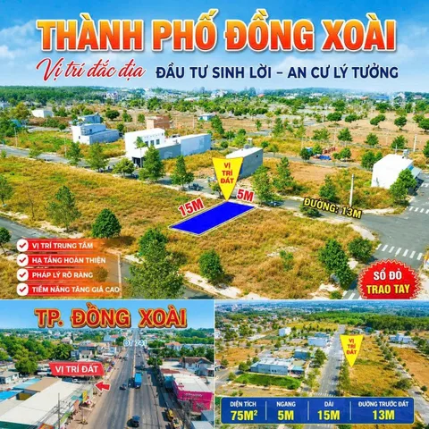 Sở hữu ngay lô đất thành phố trực thuộc trung ương