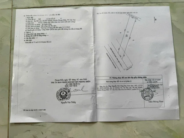 Cần Bán Đất Và Nhà Tuyến Đường Bông Vang Trường Tuyền , Phường An Bình, Quận Ninh Kiều, Cần Thơ