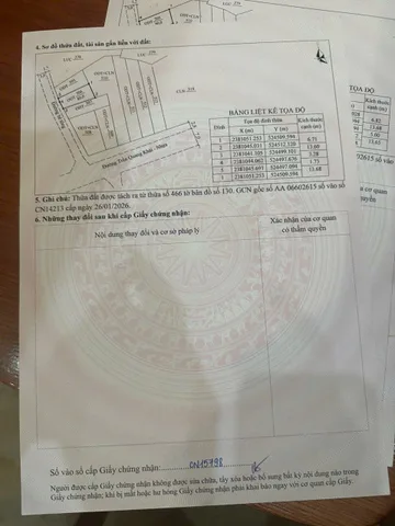 Bán đất 80m² full thổ cư ngang 5m giá 1.75 tỷ tại Phường Móng Cái 1