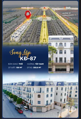 SIÊU PHẨM SONG LẬP KINH ĐÔ – MẶT TIỀN 10M HIẾM CÓ CHỈ 21.96 TỶ