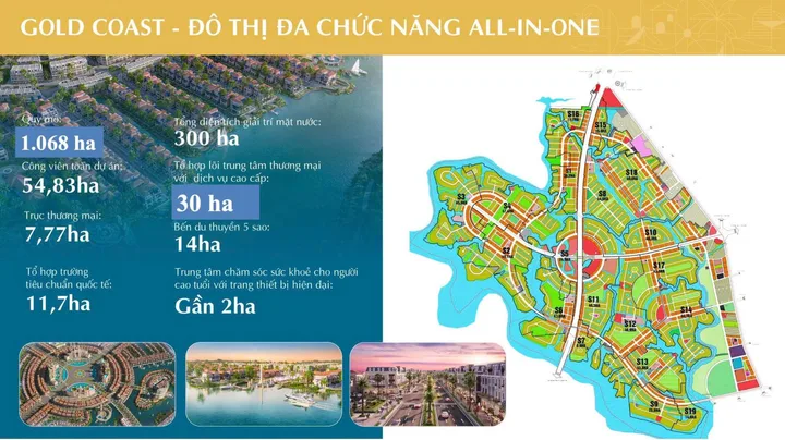 Gold Coast Vũng Tàu Bán Căn Mặt Tiền Đường 68m, giá 7,5tỷ, Quý 1/2027 Nhận Nhà