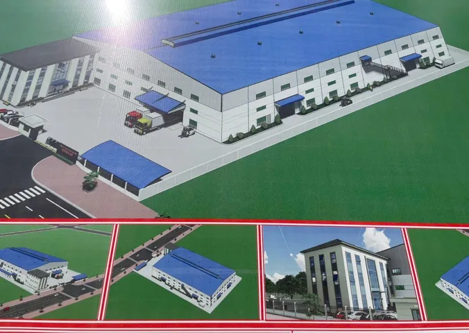 CHO THUÊ XƯỞNG MỚI XÂY DT 9900m2  TRONG KCN BÌNH PHƯỚC