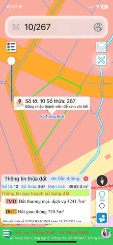 Bán Đất 3962m2 giá 6.8 tỷ tại Xã Thống Nhất Đồng Nai