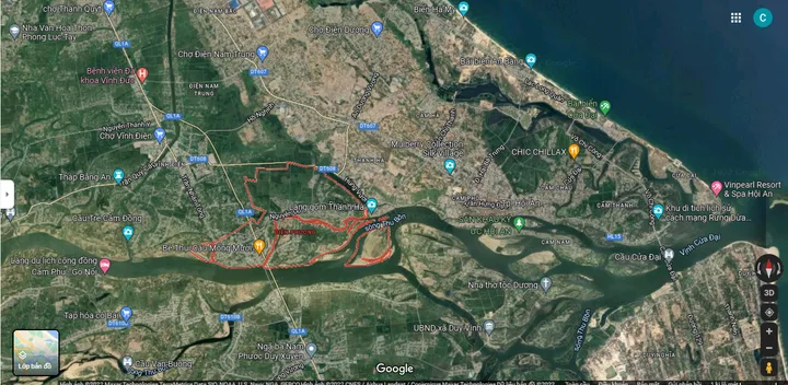 BÁN 1100m2 ĐẤT ĐẸP 2 MẶT TIỀN ĐƯỜNG THÔN TRIÊM ĐÔNG 1 - NAM HỘI AN