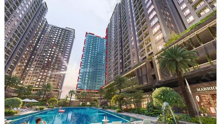 Căn hộ cao cấp the win city 1,950,68m2 2PN 2 WC cách Aeon chỉ 15phút