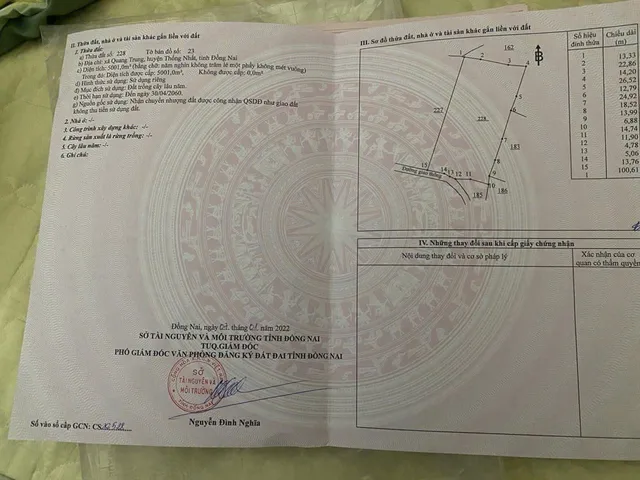 Bán đất 5000m² ngang 50m giá 1.75 tỷ tại Xã Gia Kiệm