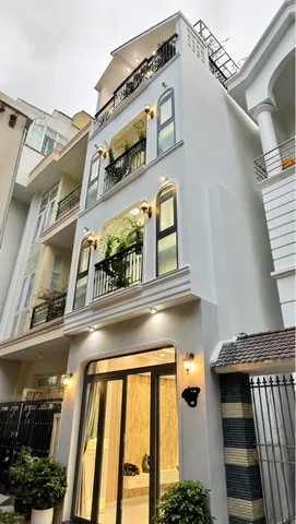 Nhà bán phan đăng lưu 4 tầng, gần chợ bệnh viện gia định