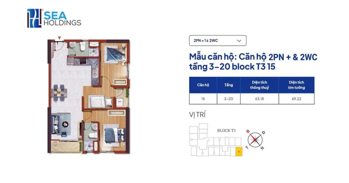 300TR CHỐT NGAY CĂN HỘ MẶT TIỀN QL1A. LH: 0981 352 649