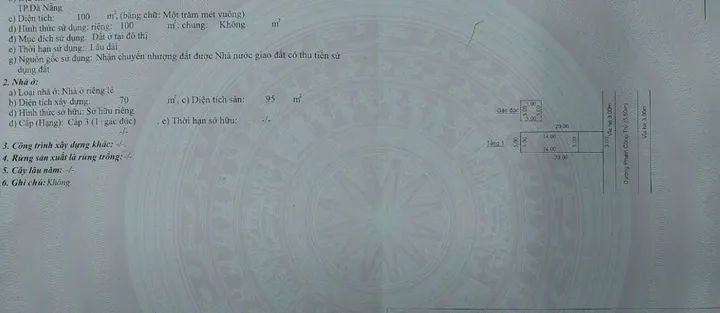 BÁN NHÀ GÁC ĐÚC KIÊN CỐ – MẶT TIỀN PHẠM CÔNG TRỨ, HÒA XUÂN