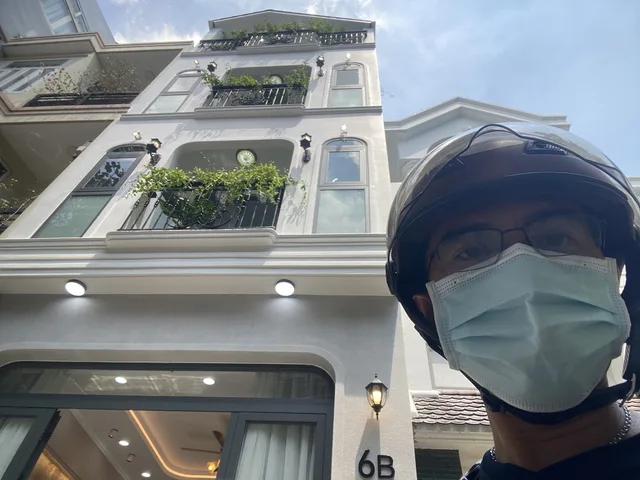 Khu Vip, Cư xá Phan Đăng Lưu- Bình Thạnh, 4 Tầng xây mới , hẻm xe hơi , không quy hoạch, khu dân cư hiện hữu