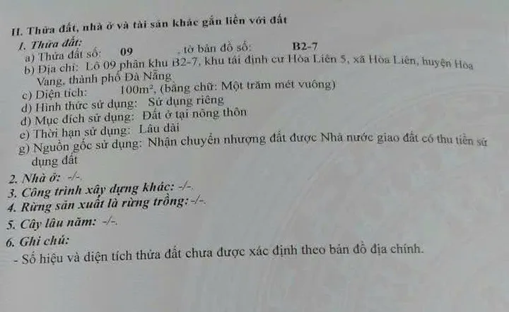 📌📌📌LÀM VIỆC TRỰC TIẾP GIÁ TỐT !!! Bán đất TDC Hòa Liên 5, xã Hòa Liên