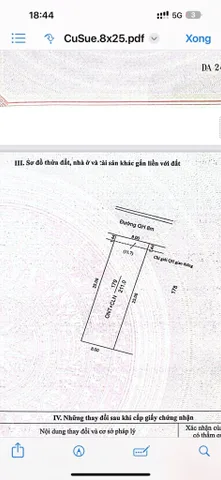 Bán đất 213m² có sẵn 60m² thổ cư ngang 8m giá 515 triệu tại Xã Quảng Phú