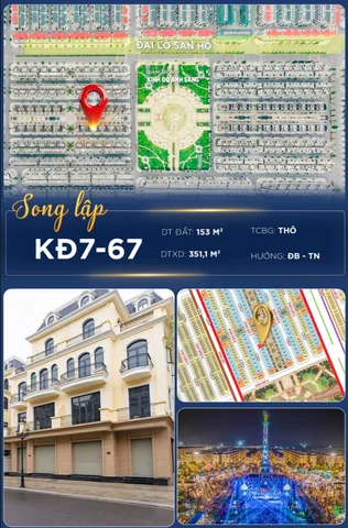 💎 SONG LẬP GÓC KINH ĐÔ – 2 MẶT THOÁNG ĐÔNG BẮC & TÂY NAM CỰC HIẾM