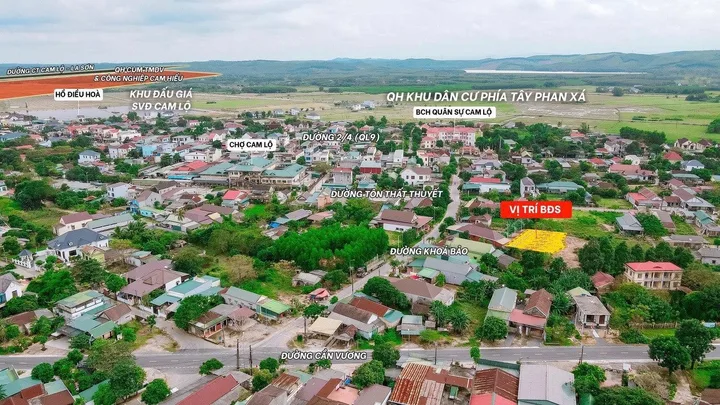 ĐẤT NỀN TRUNG TÂM THỊ TRẤN CAM LỘ GIÁ HỜI