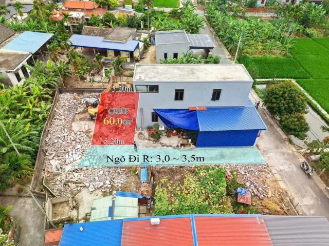 05.2026.Bán đất 60m² full thổ cư ngang 5,2m giá 870 triệu tại Phường Lưu Kiếm ( Đông Sơn). liên hệ 0362558882