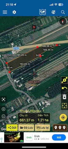 Bán đất 12000m² ngang 108m giá 19 tỷ tại Đường Tỉnh 922 Xã Trường Thành