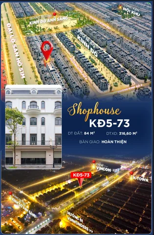 🔥 SHOPHOUSE KINH ĐÔ GIÁ TỐT – DÒNG TIỀN KINH DOANH SIÊU TIỀM NĂNG