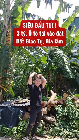SIÊU ĐẦU TƯ 📣 ĐẤT ĐẸP GIAO TỰ, GIA LÂM - 54M2 - XE TẢI VÀO ĐẤT - NHỈNH 3 TỶ