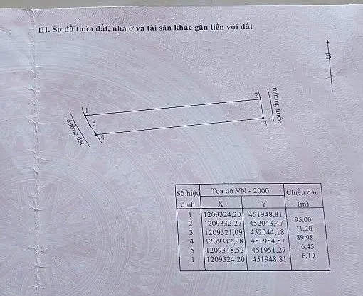Bán đất 1060.6m² ngang 12m giá 1.59 tỷ tại Xã Tuyên Quang