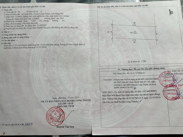 Cho thuê đất giá rẻ tại xã Bình An, mặt tiền đường lớn
