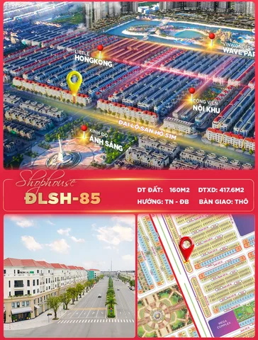 💎 SHOPHOUSE ĐẠI LỘ SAN HÔ – MẶT TIỀN 160M² KINH DOANH CỰC HIẾM