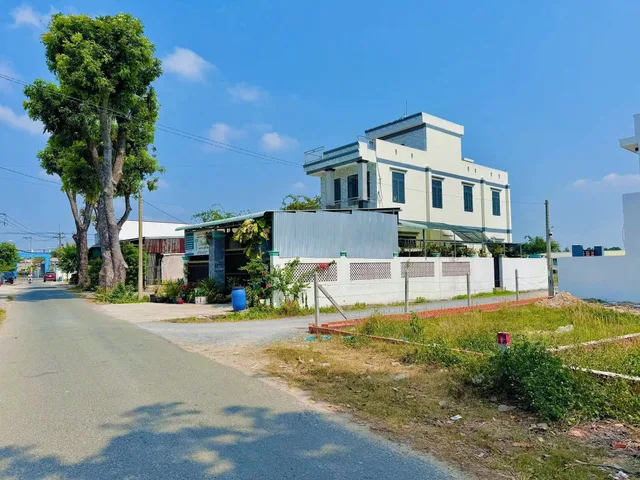 Bán đất thổ cư Góc 2MT nhựa đường Số 405 sát đường Suối Lội xã Phước Vĩnh An Củ Chi TPHCM, DT: 122m2.