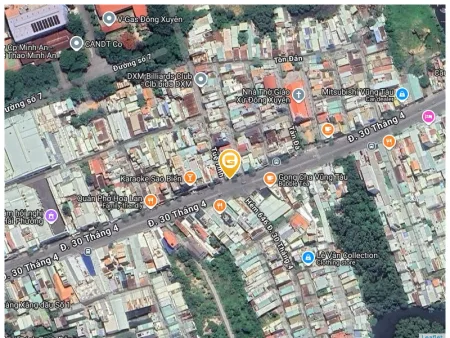 🏡 Cần bán – Đất hẻm 1410 đường 30/4, Phường 12, TP. Vũng Tàu – Ngang lớn 8m, nở hậu đẹp 🔥