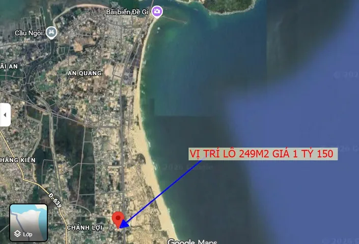 Bán nhanh lô đất vườn cách biển 600m DT 249M2 giá bán nhanh 1 tỷ 150