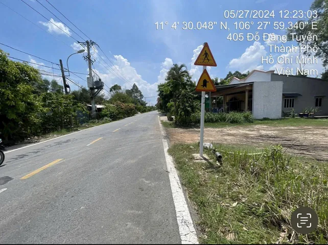 Bán đất 2 mặt tiền đường Đỗ Đăng Tuyển , xã An Nhơn Tây dt 540m2 ( có 500m thổ) giá 11,5 tỉ