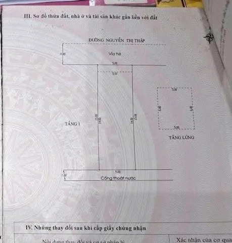 Bán nhà mặt phố đường Nguyễn Thị Thập, Hòa Minh, Liên Chiểu, gần Lý Thái Tông, chỉ 6 tỷ 780 Tl
