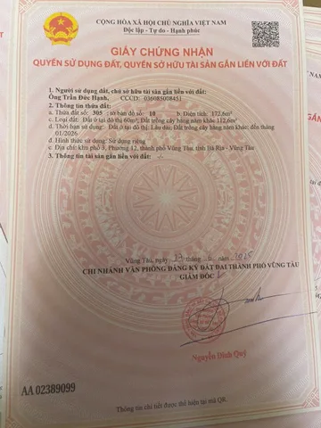 🔥 BÁN ĐẤT HẺM 1514 ĐƯỜNG 30/4 – P.12 TP. VŨNG TÀU – GIÁ TỐT CHO NHÀ ĐẦU TƯ 🔥