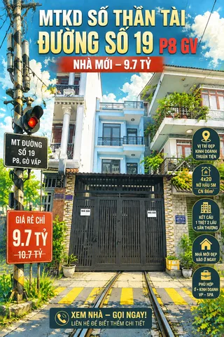 110tr/m2 có ngay mtkd ngay cv làng hoa 86M2 4x20 nở hậu 5m 3T kiên cố giá chỉ 9,7 Tỷ TL