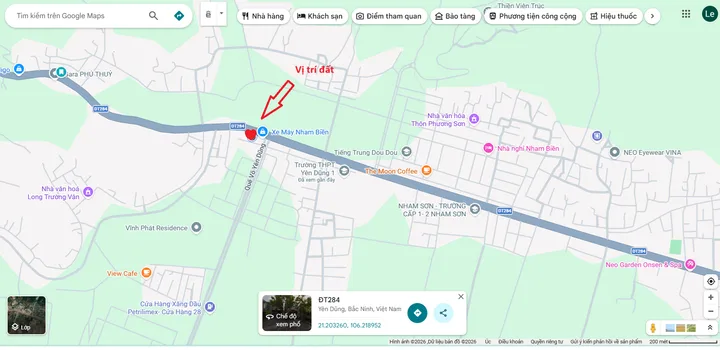 Chính chủ cần bán Đất full thổ cư cần bán tại xã Nham Sơn, Yên Dũng, Bắc Giang. Giá 4.x tỉ