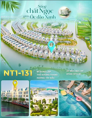 ✨ SONG LẬP TÂY BẮC 164.2M² – KHÔNG GIAN SỐNG LÝ TƯỞNG GIỮA KHU ĐÔ THỊ ĐẲNG CẤP