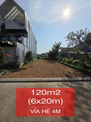 Bán lô đất MT đường Đá Bàn 5- Hoà Xuân, Canh trường học, DT 6x20m, giá 3 tỷ 490 Tl