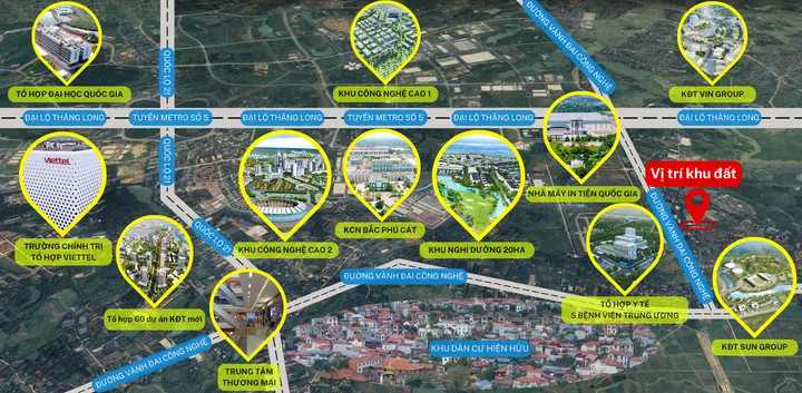 Khu dân cư khu Nhà máy In tiền Quốc gia Phú Cát , Hòa Lạc