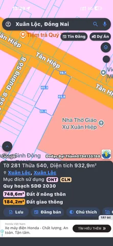 🔥 CẦN BÁN ĐẤT XUÂN HIỆP – XUÂN LỘC, ĐỒNG NAI 🔥