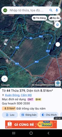 Nhà Đất Xuân Đông Cẩm Mỹ  Đồng Nai